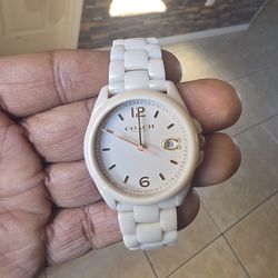 Coach Greyson Ceramic Pink Watch