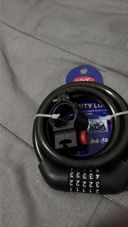 Bike Lock Cable with Combination,High Security 5-Digit Resettable Combination Bicycle Lock Anti-Theft, with Mounting Bracket for Bikes and Scooters