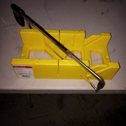 Miter Box And Saw 
