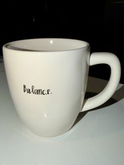 Rae Dunn “Balance” Coffee Mug