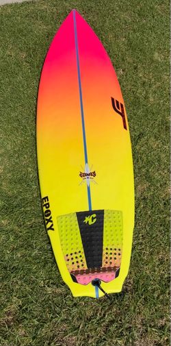 Estrada Surfboards Custom Epoxy Bandito - Double Bat Tail 37.8 L