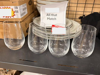 Stemless Drinking Glass