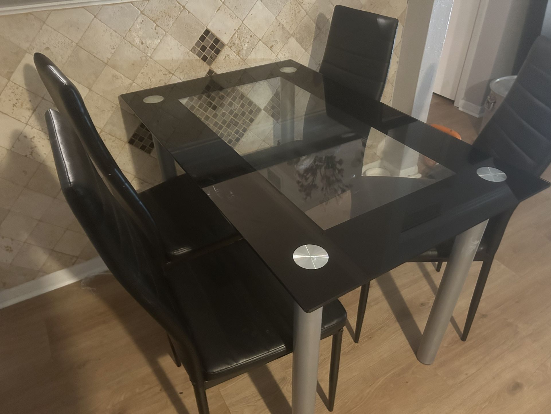 Small Glass Top Breakfast Table for Sale in Houston, TX OfferUp