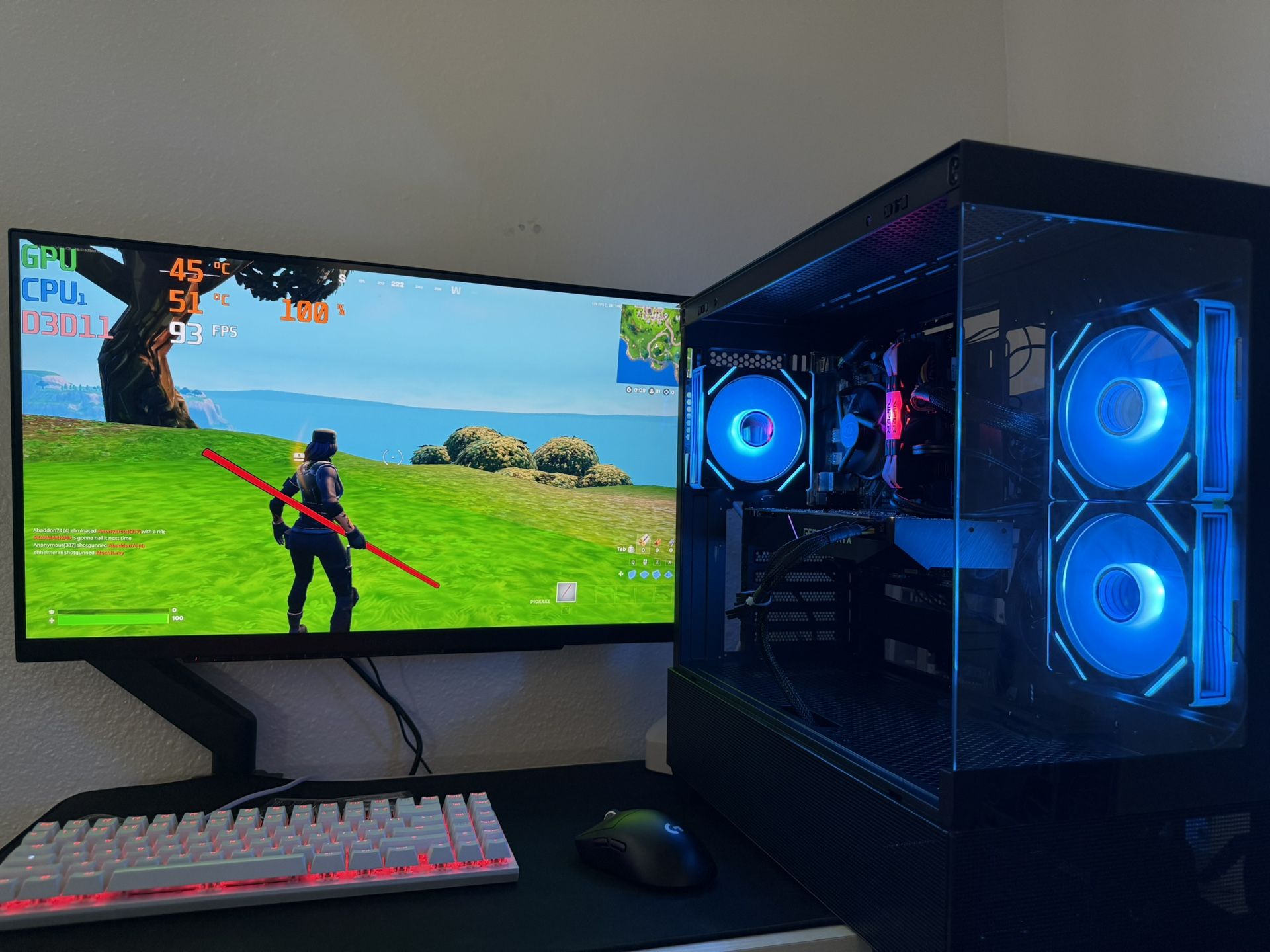 Black Gaming Pc Computer Desktop RTX