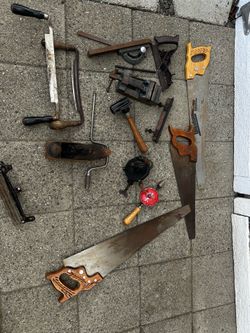 Antique & Vintage Woodworking Tool Lot - Disston, Sargent, Palmgren, Stanley
