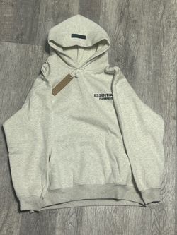 Gray Essentials hoodie