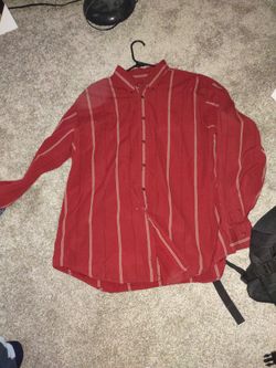 Red Dress Shirt