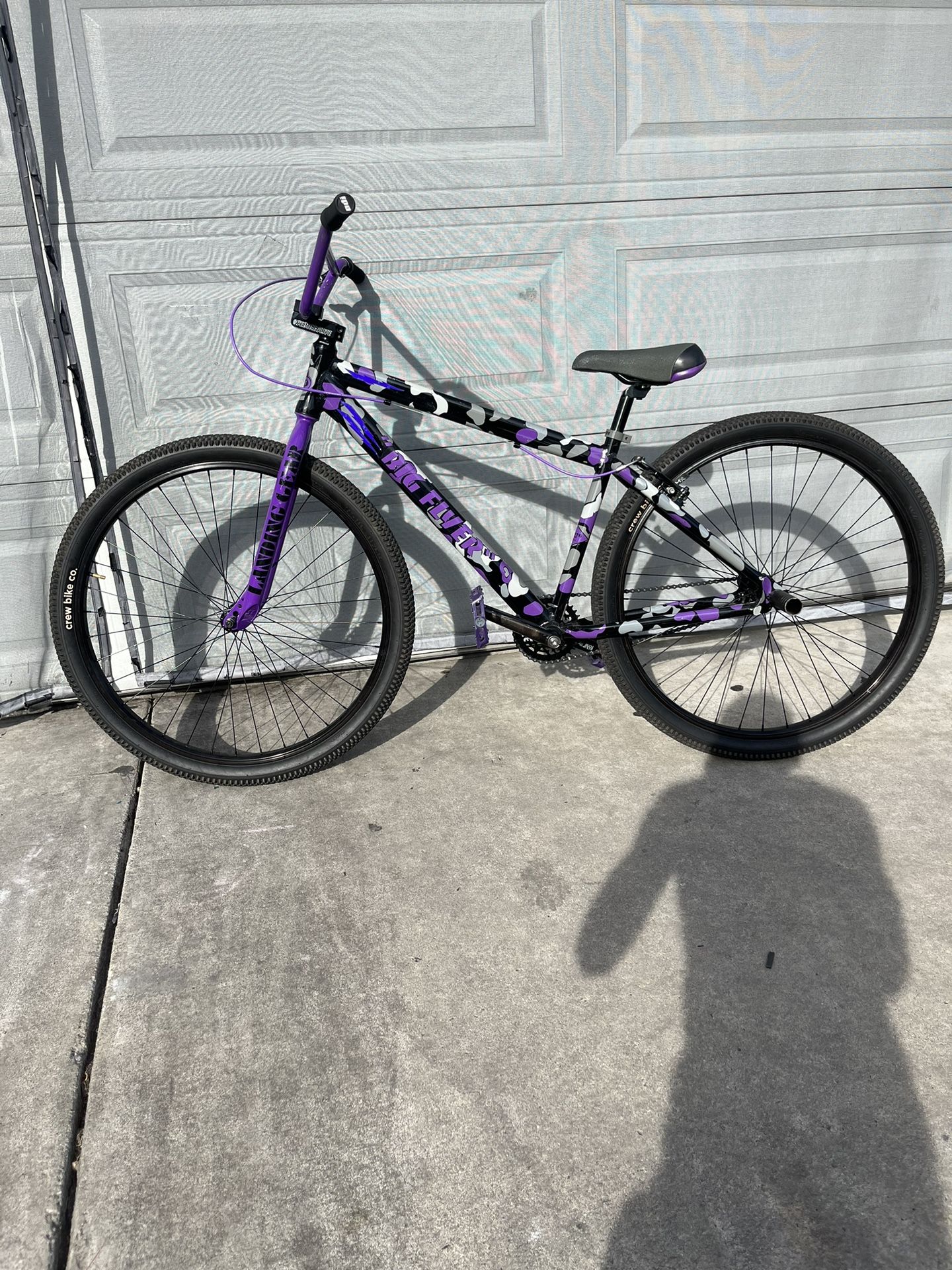 Purple Camo Big Flyer Se Bike