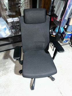 Ergonomic High Back Office Chair with Headrest & Adjustable Arms