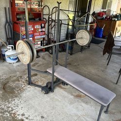 Bench And Squat Rack Combo