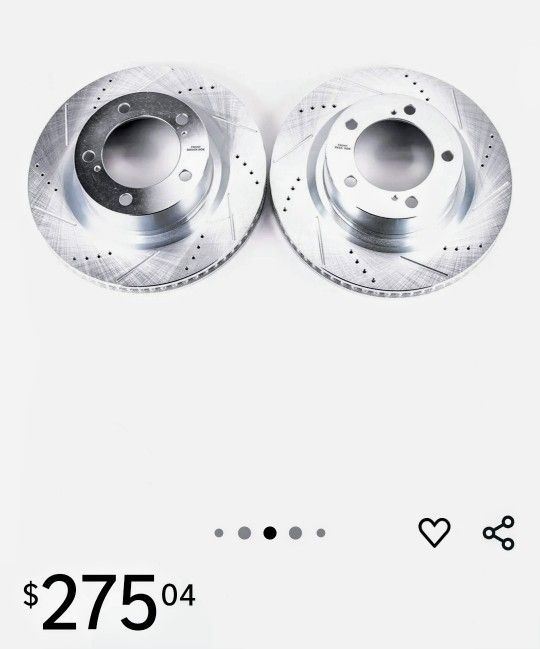 Power Stop JBR1309XPR Front Evolution Drilled & Slotted Rotor Pair