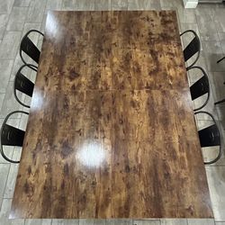 Dining table with chairs  