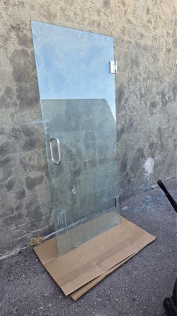 Glass shower door