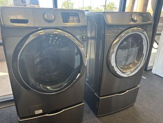 NICE SAMSUNG FRONTLOAD WASHER & DRYER