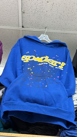 Royal Blue Sp5der Hoodie S & L