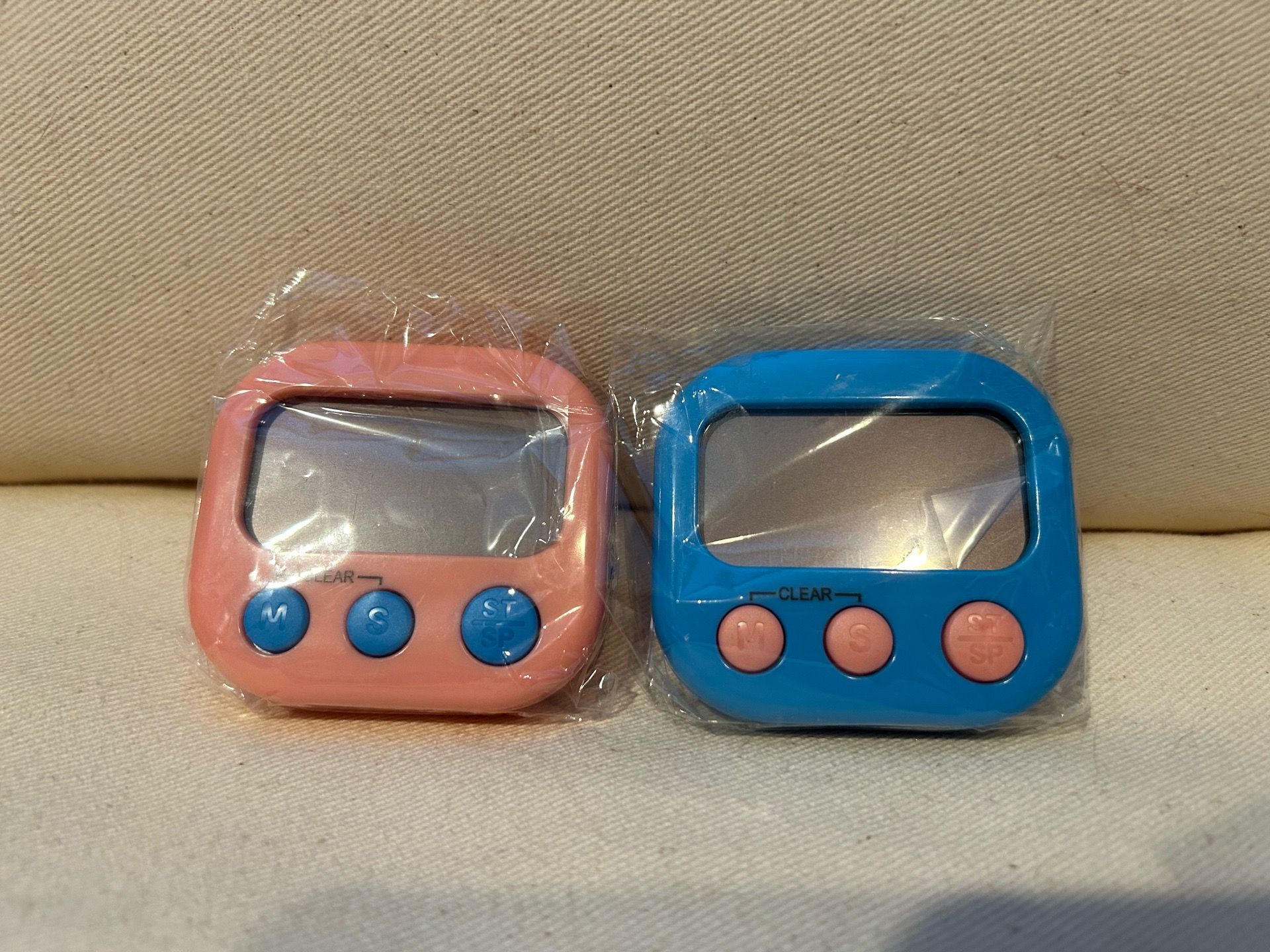 2 Pack Classroom Timers for Teachers Kids Large Magnetic Digital Timer Blue
