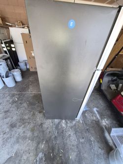 Stainless steel fridge, used
