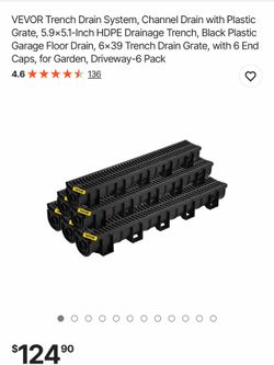 Tools/ trench drain system/plastic garage drain/floor drain