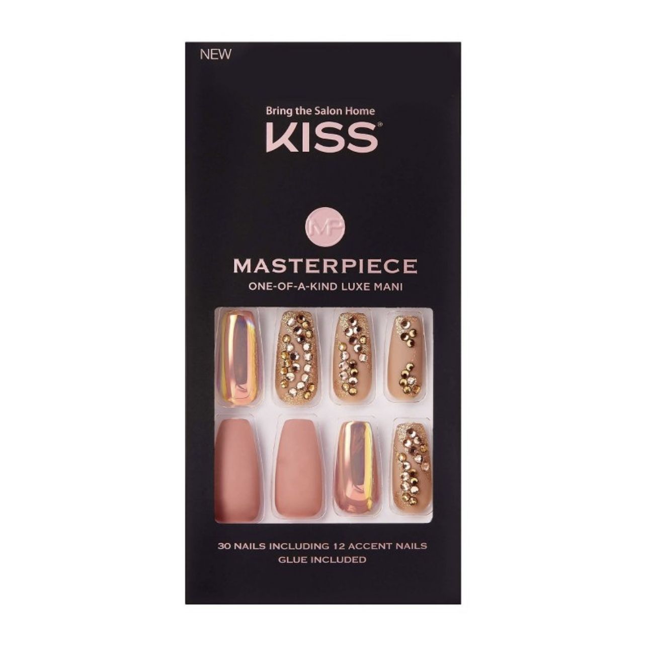 KISS Masterpiece One-of-a-Kind Nail Set 30 Pieces