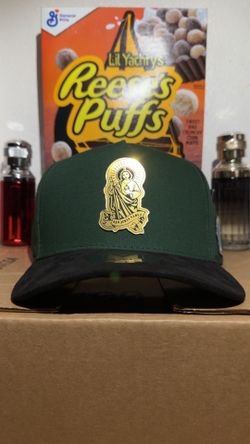 Gold Saint Jude Logo Hat