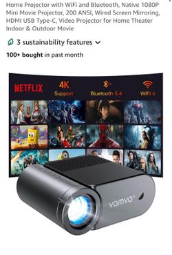Portable Home Projector