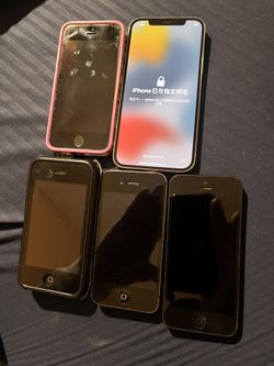 Collectible iPhones 3g,4g,5g,6g, And A Newer iPhone 12 Pro Max