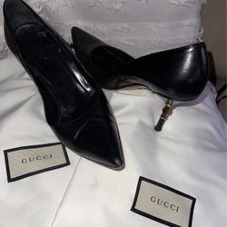 Black Gucci Heels Sz  7b