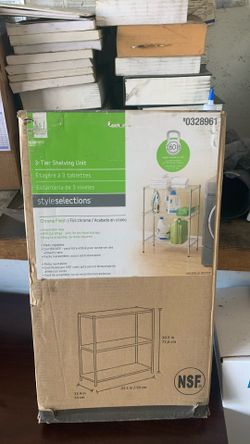 3-tier Shelving Unit *new*