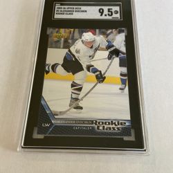 ALEXANDER OVECHKIN ROOKIE CARD SGC 9.5 HOF GEM MINT