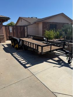 Flat bed trailer