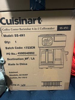 Cuisinart four and one coffee maker new