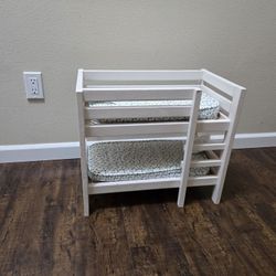 Wooden Doll Bunk Bed