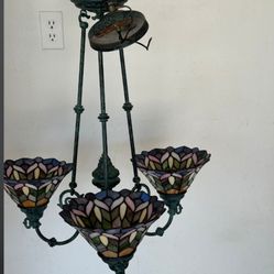 Stained Glass Chandelier 