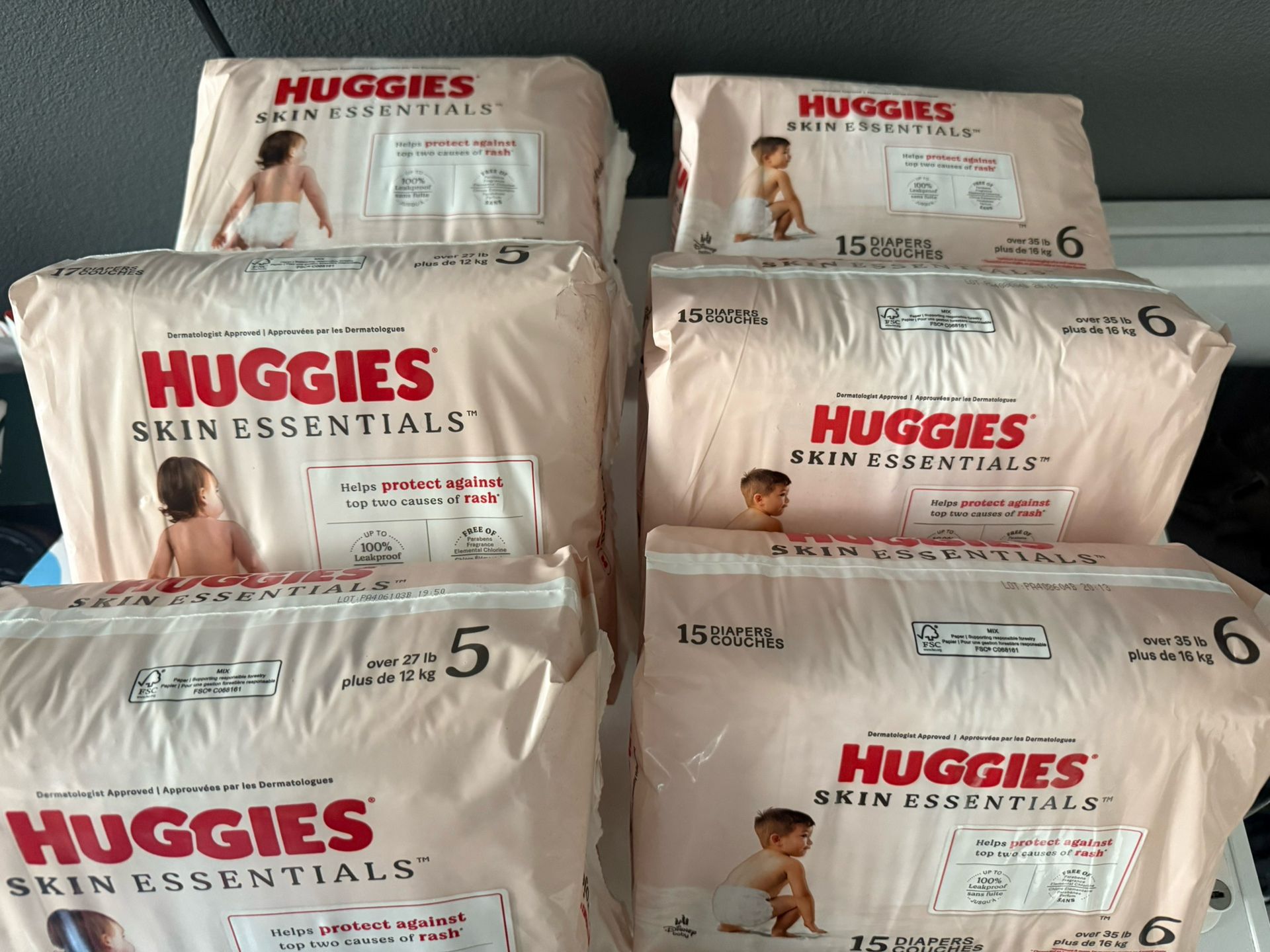 Huggies Size 5 & 6