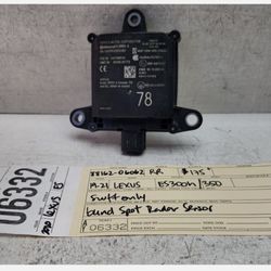 2019 - 20 - 2021 LEXUS ES300h ES350 REAR BLIND SPOT MONITOR RADAR MODULE OEM AY06332