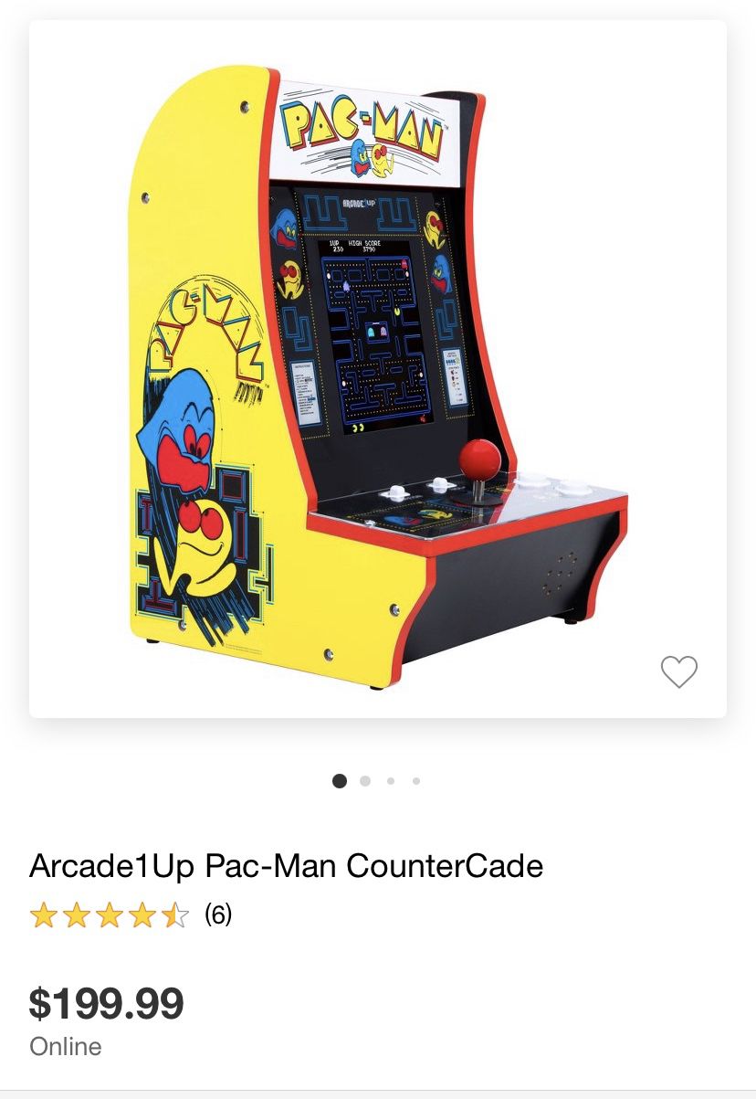 Pac-Man Arcade1up Counter Cade NEW
