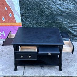 Four Sided Drawer Coffee Table