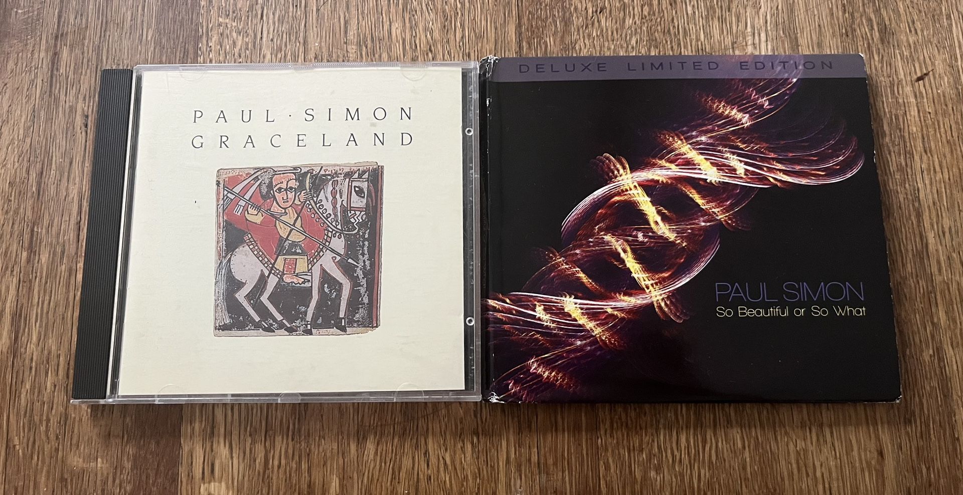 Paul Simon Cd Lot So Beautiful So What And Graceland