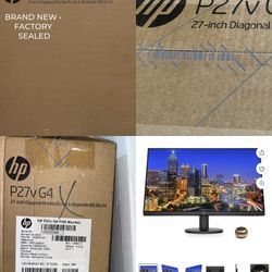 📣 HP P27v G4 — BRAND NEW SEALED (Up to 20 Available) | Bulk Discount!