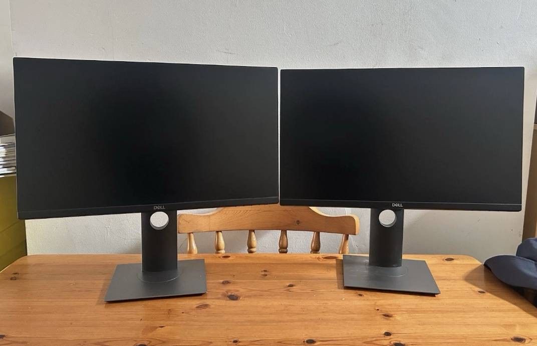 Two Dell 24inch monitors