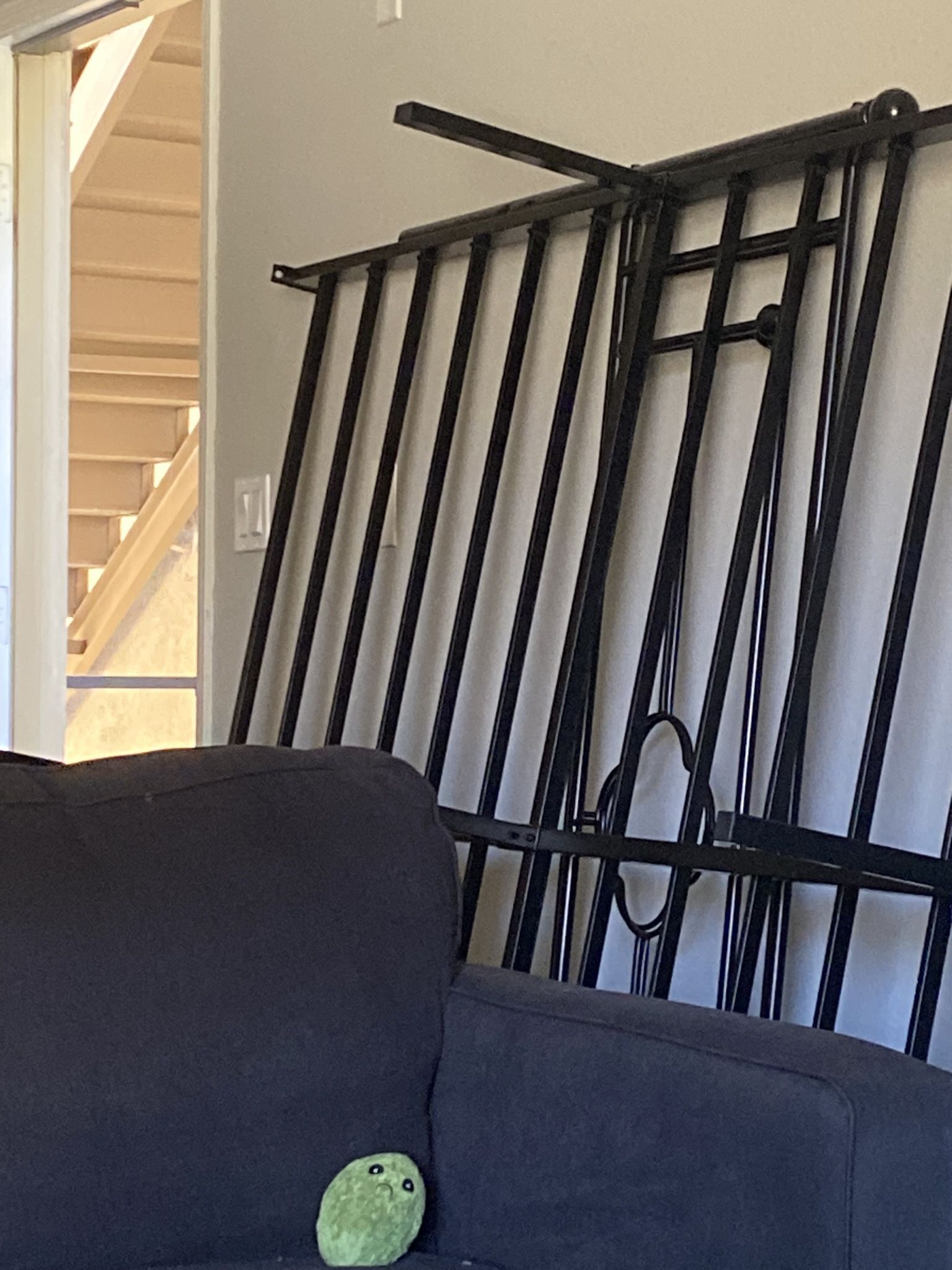 Black Queen Metal Bed frame Only