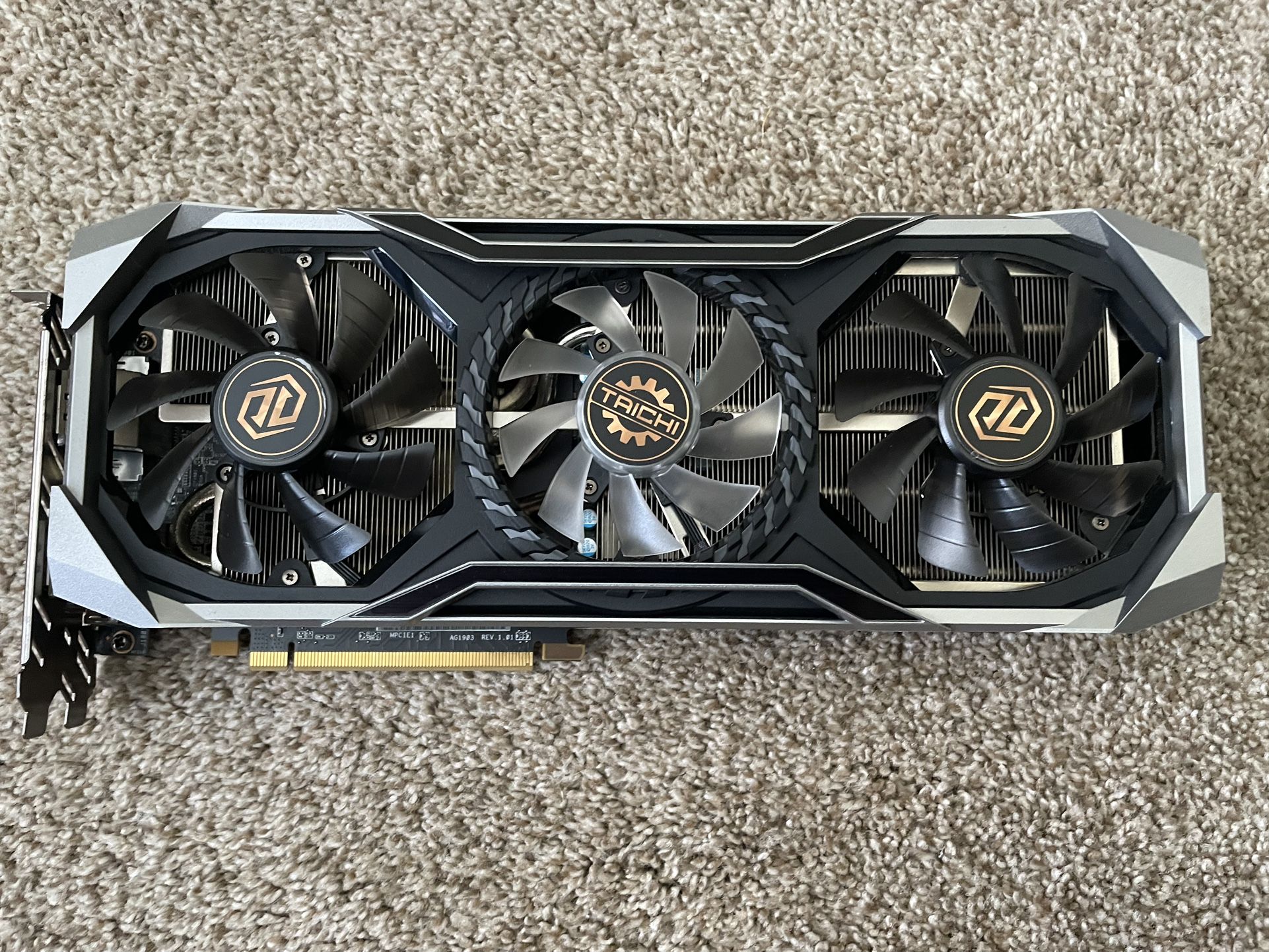 Used ASRock Radeon RX 5700 XT Taichi X 8G OC+ 8GB Graphics Card