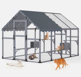 9' Cat Catio Extra Large Catio Outdoor Cat Enclosure
