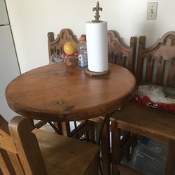Two Tables And 4 Chairs For Sale