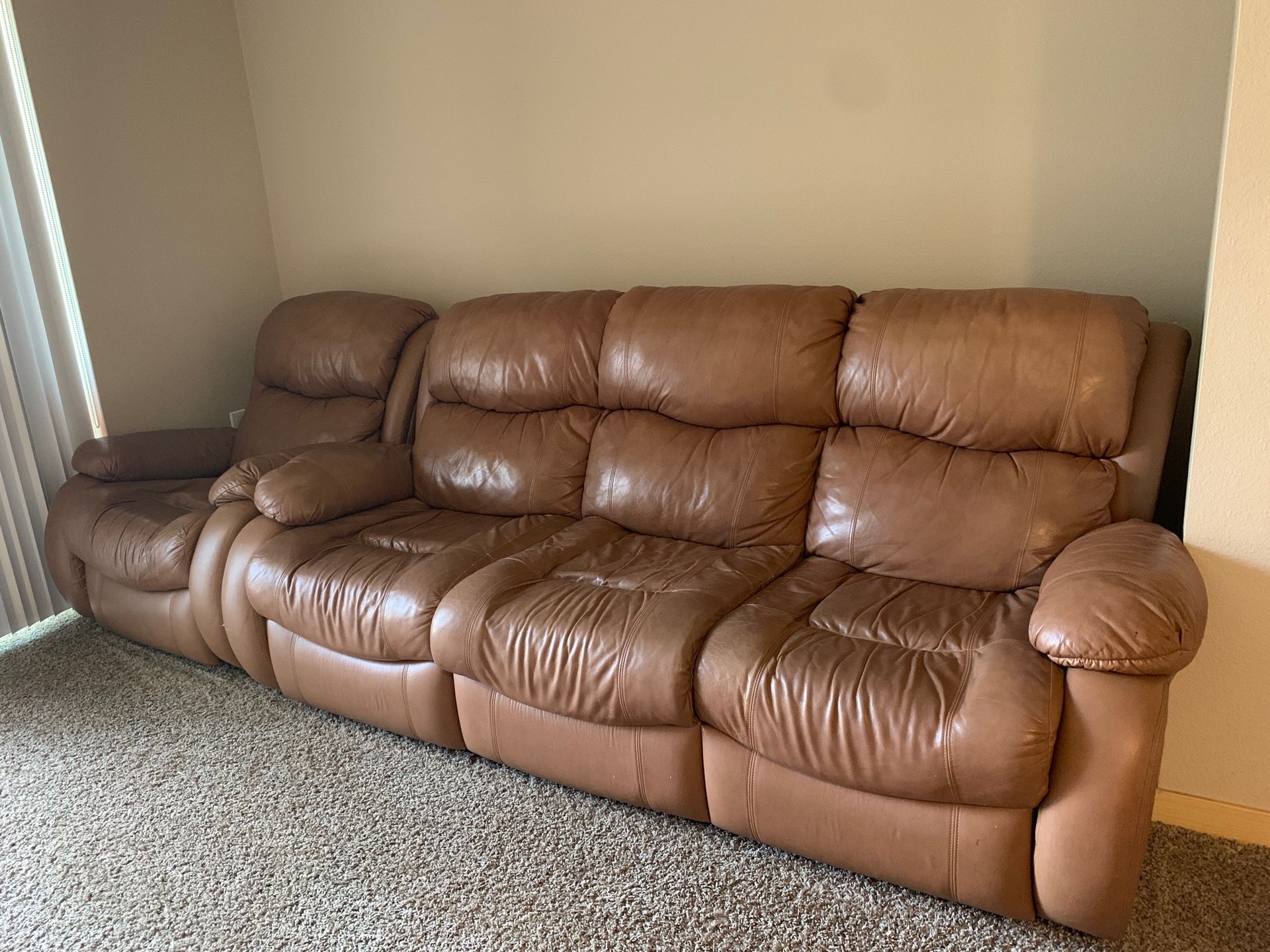 Sofa and chair leather
