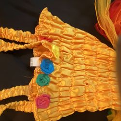 Fairy Princess Child’s Dress Gold Multi Color Size XL