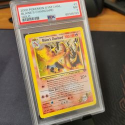 Blaines Charizard Pokemon Card