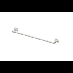 Gatco Lizzie 24 in. Wall Mounted Towel Bar in Brushed Nickel