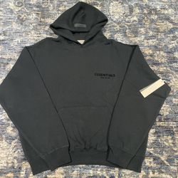 Black Essentials Hoodie