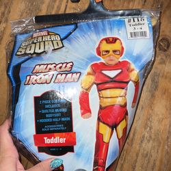 Iron Man Costume Toddler Size 3/4